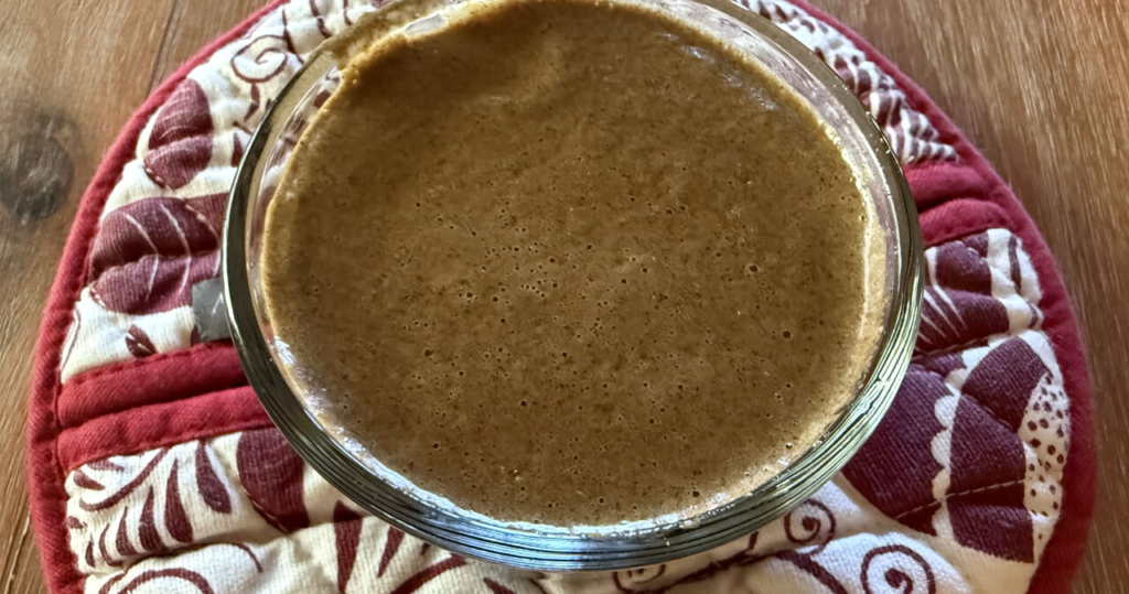 A bowl of freshly made Jamaican Jerk Sauce Marinade